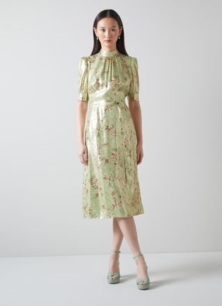 L.k. Bennett Womens Finch Dresses, Multi - Multicolour Silk - Size 16 UK