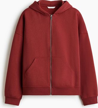 H&M Hoodiejacke - Red
