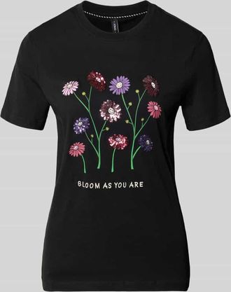 Only Slim Fit T-Shirt aus reiner Baumwolle Modell KITA in Black, Gr&ouml;&szlig;e XL