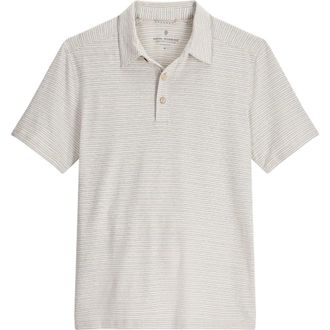 Royal Robbins Vacationer Polo in Chalk Stripe at Nordstrom, Size X-Large