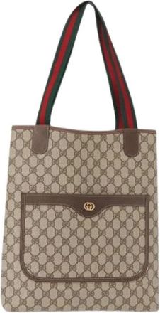 Gucci Pre-owned Plastic Tote - Dames - Vintage Shopper - Beige - ONE Size - Vintage
