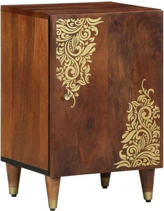 vidaXL Bathroom Cabinet Brown 38 x 33.5 x 58 cm Solid Mango wood Vidaxl