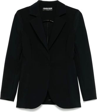 La Petite Robe Di Chiara Boni Lua blazer - women - Elastane/Polyamide - 40 - Black