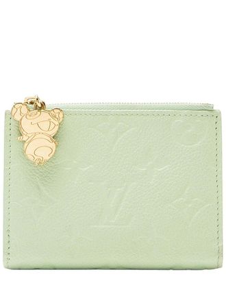 Louis Vuitton Green Monogram Empreinte Lv X Tm Lisa Wallet (Authentic Pre- Loved)