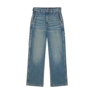 Dickies Heren, Jeans, Blauw, Maat: W33 L32