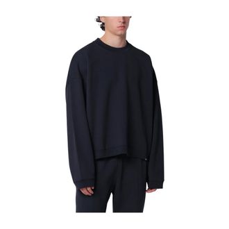 Represent Initial Boxy Jumper - male - REPRESENT - Sweatshirts - Blue - XL - Sweatshirts & Hoodies