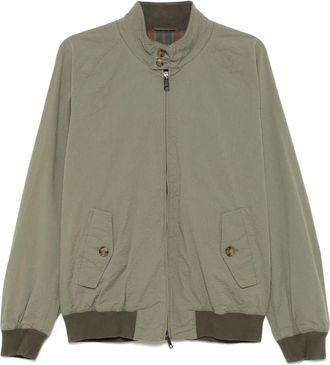 Baracuta Bomber G9 con motivo seersucker - Verde
