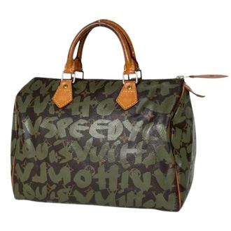 Louis Vuitton Borsa a mano Pre-owned Monogram Graffiti - - Pre-owned - Donna - Verde - ONE SIZE