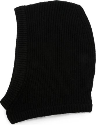 Rick Owens Accessoires, Dames, Zwart, ONE Size, Wol, Rp 02F5481 Wsbr 09 Hoed