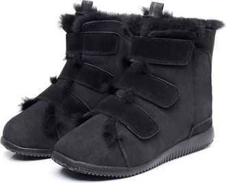 Generic Womens Snow Boots Extra Wide Fit Thermal Winter short Fashion Boot Sheepskin Plush Fur Lining Shoes light Non-Slip (L, Adult, Women, 7.5, Numeric, UK 