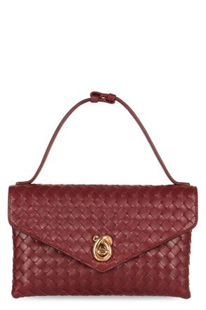 Bottega Veneta Knot Lock Leather Crossbody Bag