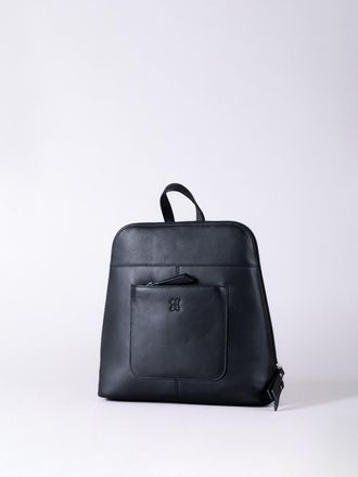 Lakeland Leather Womens Talkin Backpack in Black material_real_leather - One Size