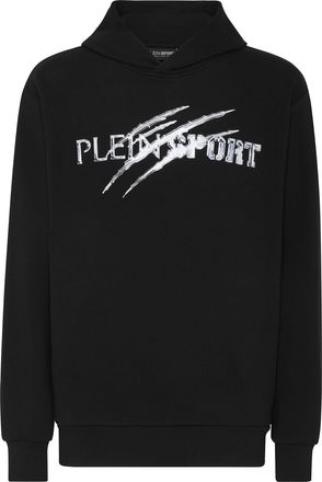 Plein Sport Sweatshirt Met Capuchon Chrome Scratch