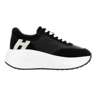 Hogan H696 Sneakers - Dames - Sneakers - Zwart - 35 1/2 EU - Leer - Schoenen