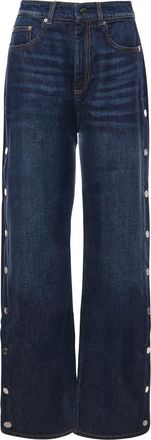 Sportmax Wide-leg Jeans With Buttons