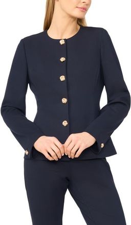 Ted Baker Roberta Ponte Jacket in Indigo Night at Nordstrom, Size Medium