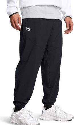 Under Armour Trainingshose UNDER ARMOUR UA VIBE WOVEN JOGGER, Herren, Gr. XXL, N-Gr, schwarz,, wei&szlig;, Obermaterial: 87% Polyester, 13% Elasthan, Hosen Trainingshose