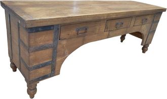 Wanderlust Deco Mueble Bajo De Madera Artesanal 165-175x45x57h Cm