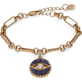 Alex and Ani Evil Eye Chain Bracelet in Gold at Nordstrom