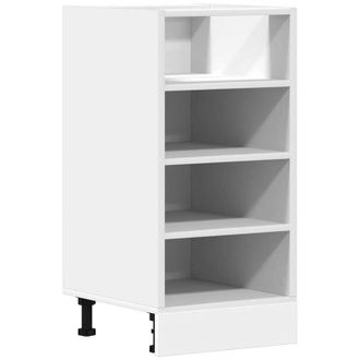 vidaXL Vidaxl - Bottom Cabinet Riga White 40x44.5x81.5 cm Engineered Wood