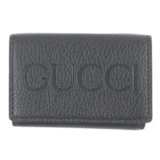 Gucci Tweedehands leren portemonnees - Heren - Vintage Accessoires - Zwart - ONE Size - Leer - Vintage