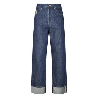 Marni Straight Jeans, male, Blue, Size: W32 Straight Jeans