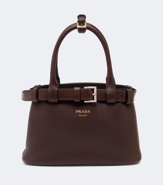 Prada Prada Buckle Small leather top-handle bag