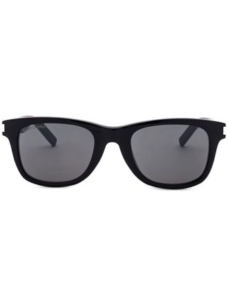Saint Laurent Eyewear square-frame acetate sunglasses - unisex - Acetate - One Size - Black