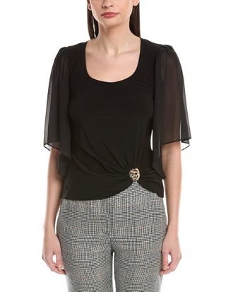 Joseph Ribkoff Ruffle Blouse