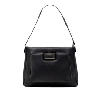 Ferragamo Pre-owned Shoulder Bags, female, Black, Size: ONE SIZE Pre-owned Shoulder Bag
