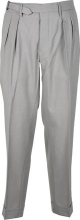 Michele Carbone Carbone broek - Heren - Broeken - Blauw - W36 - Wol - Broeken