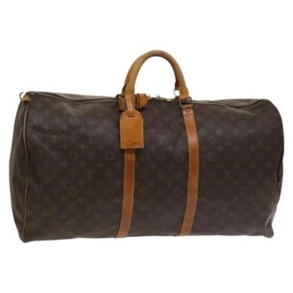 Louis Vuitton Tweedehands Canvas Louis Vuitton tassen - Dames - Pre-owned - Bruin - Maat: ONE Size Leer