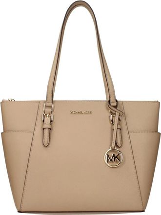 Michael Kors Charlotte Large Top Zip Tote - - Bags - Donna - Beige - ONE SIZE