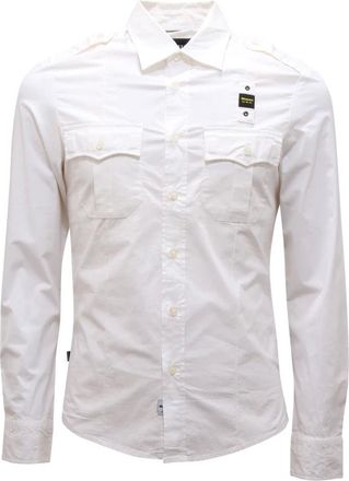 Blauer Hombre, Camisas, Blanco, Talla: S