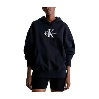Calvin Klein Archival Monologue Sweatshirt - Dames - Hoodies - Zwart - L - Hoodies & sweatvesten