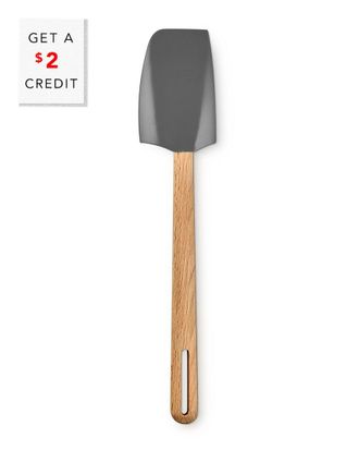 LE CREUSET Signature Oyster Silicone Medium Spatula With $2 Credit