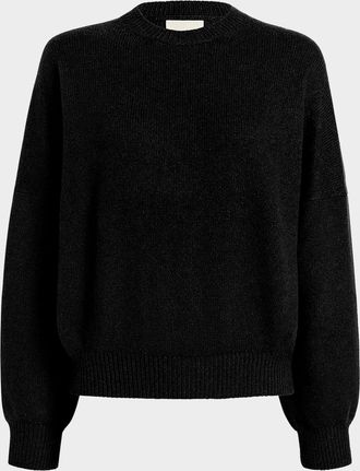 Khaite Margaux Cashmere Crewneck Sweater