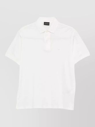 Emporio Armani cotton polo shirt short sleeves collar