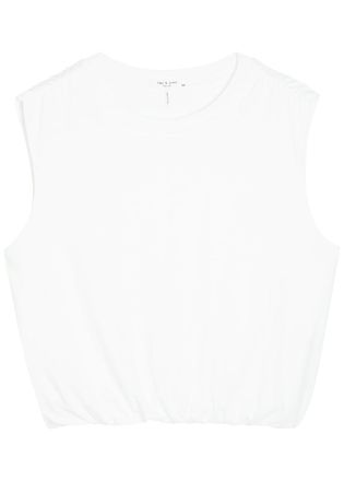 Rag & Bone Rag & Bone Mica Bubble Cotton top - White - S (UK8-10 / S)