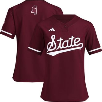 adidas Womens adidas Maroon Mississippi State Bulldogs Replica Softball Jersey at Nordstrom, Size Xx-Large