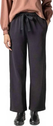 Lilla P Drawcord Pant In Black
