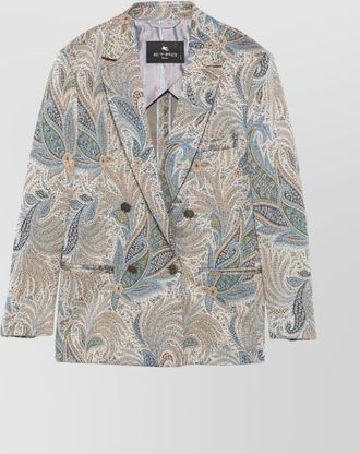 Etro womans jacket paisley pattern