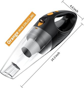 OEM Aspiradora De Mano Inal&aacute;mbrica, Aspiradora Para Coche, De Alta Potencia, Equipada Con Tecnolog&iacute;a De Carga R&aacute;pida, Mini Aspiradora Port&aacute;til Recargable 