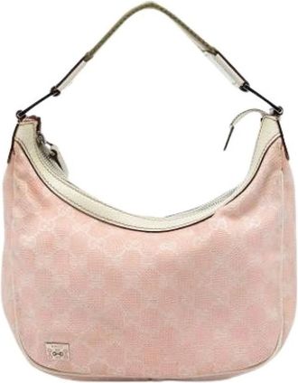Gucci Pre-owned Shoulder Bags, female, Pink, Size: ONE SIZE Pre-owned Vintage Shoulder Bag