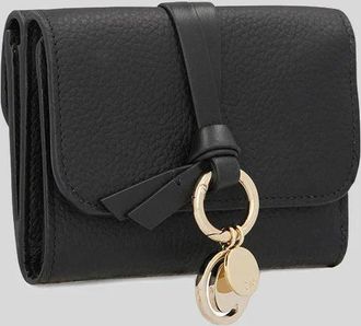Chlo&eacute; Trifold Wallet - Black