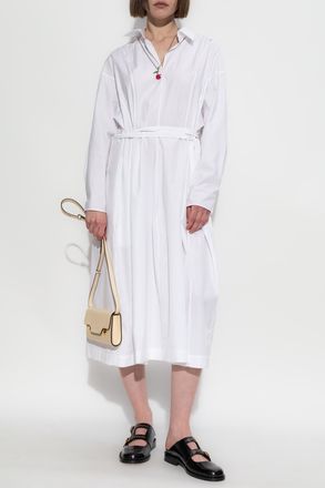 Marni Cotton Dress, Womens, White