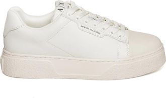 A|X Armani Exchange Lage sneakers - Heren - Sneakers - Wit - 40 EU - Leer - Schoenen