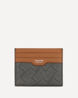Ferragamo Monogram leather Cardholder Male UNI