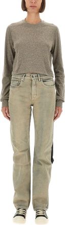 Rick Owens T Shirt Ls Cropped Small Level T