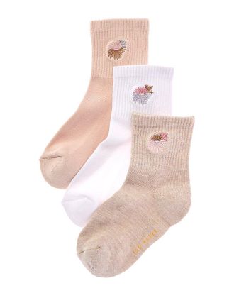 Ted Baker Set Of 3 Quarter Crew Sock